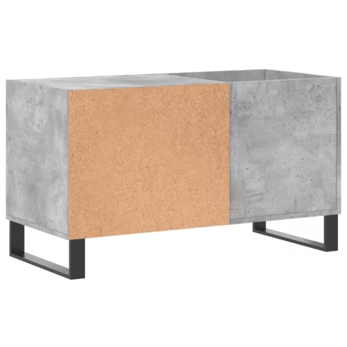 Betonszürke szerelt fa hanglemezszekrény 85x38x48 cm