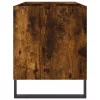 Füstös tölgy színű szerelt fa hanglemezszekrény 85x38x48 cm