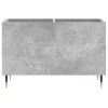 Betonszürke szerelt fa hanglemezszekrény 74,5x38x48 cm