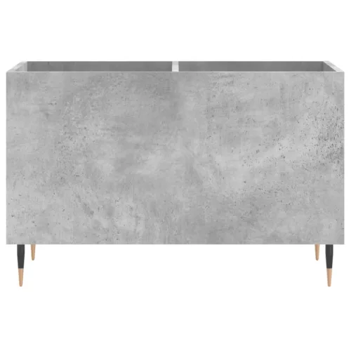 Betonszürke szerelt fa hanglemezszekrény 74,5x38x48 cm