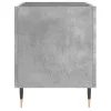 Betonszürke szerelt fa hanglemezszekrény 74,5x38x48 cm