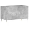 Betonszürke szerelt fa hanglemezszekrény 74,5x38x48 cm