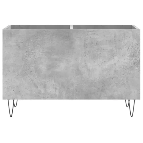 Betonszürke szerelt fa hanglemezszekrény 74,5x38x48 cm