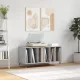 Betonszürke szerelt fa hanglemezszekrény 100 x 38 x 48 cm