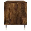 Füstös tölgy színű szerelt fa hanglemezszekrény 100x38x48 cm