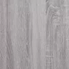 Szürke sonoma színű szerelt fa hanglemezszekrény 100x38x48 cm