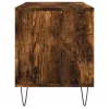 Füstös tölgy színű szerelt fa hanglemezszekrény 100x38x48 cm