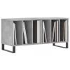 Betonszürke szerelt fa hanglemezszekrény 100 x 38 x 48 cm