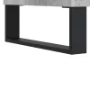 Betonszürke szerelt fa hanglemezszekrény 100 x 38 x 48 cm