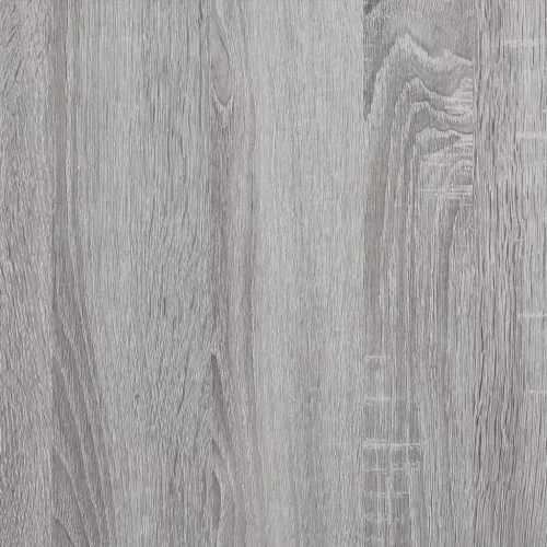 Szürke sonoma színű szerelt fa hanglemezszekrény 100x38x48 cm