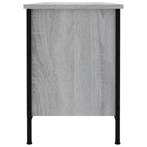 Szürke sonoma színű szerelt fa cipőszekrény 100x35x50 cm