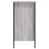 Szürke sonoma színű szerelt fa cipősszekrény 100x35x70 cm