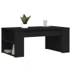 Fekete szerelt fa dohányzóasztal 102 x 55 x 42 cm