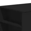 Fekete szerelt fa dohányzóasztal 102 x 55 x 42 cm