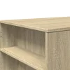 Sonoma tölgy színű szerelt fa dohányzóasztal 102 x 55 x 42 cm