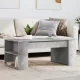Betonszürke szerelt fa dohányzóasztal 102 x 55 x 42 cm