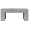 Betonszürke szerelt fa dohányzóasztal 102 x 55 x 42 cm