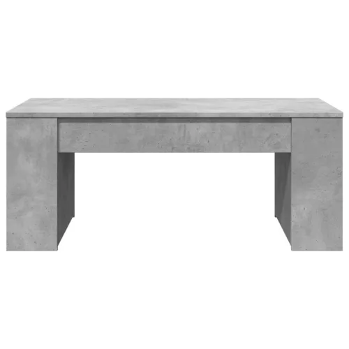 Betonszürke szerelt fa dohányzóasztal 102 x 55 x 42 cm