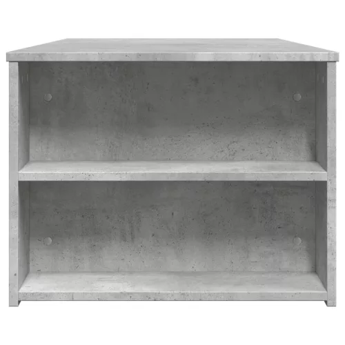 Betonszürke szerelt fa dohányzóasztal 102 x 55 x 42 cm