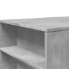 Betonszürke szerelt fa dohányzóasztal 102 x 55 x 42 cm