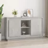 Betonszürke szerelt fa tálalószekrény 102x35x60 cm