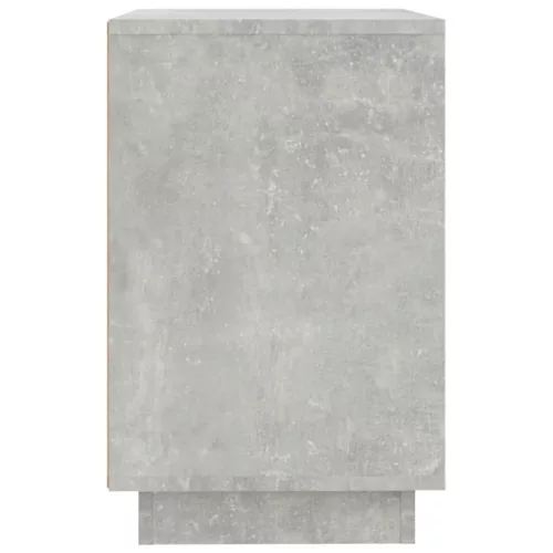 Betonszürke szerelt fa tálalószekrény 102x35x60 cm