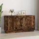 Füstös tölgy színű szerelt fa tálalószekrény 102x35x55 cm