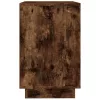 Füstös tölgy színű szerelt fa tálalószekrény 102x35x55 cm