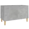 Betonszürke szerelt fa hanglemezszekrény 74,5x38x48 cm
