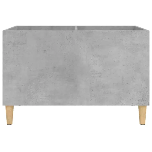 Betonszürke szerelt fa hanglemezszekrény 74,5x38x48 cm