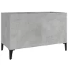 Betonszürke szerelt fa hanglemezszekrény 74,5x38x48 cm