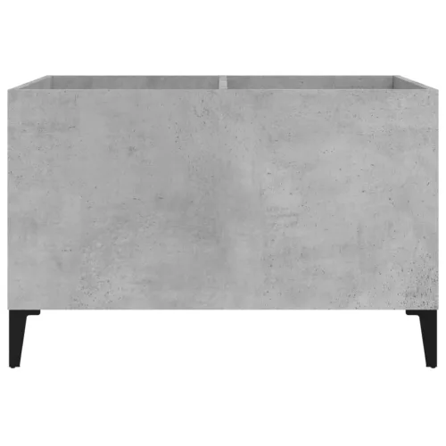 Betonszürke szerelt fa hanglemezszekrény 74,5x38x48 cm