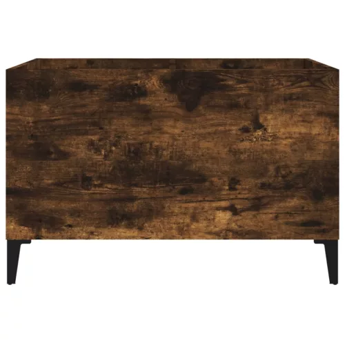 Füstös tölgy színű szerelt fa hanglemezszekrény 74,5x38x48 cm