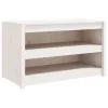 Fehér tömör fenyőfa kültéri konyhaszekrény 106 x 55 x 64 cm