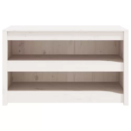 Fehér tömör fenyőfa kültéri konyhaszekrény 106 x 55 x 64 cm