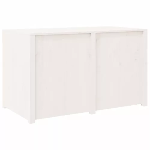 Fehér tömör fenyőfa kültéri konyhaszekrény 106 x 55 x 64 cm