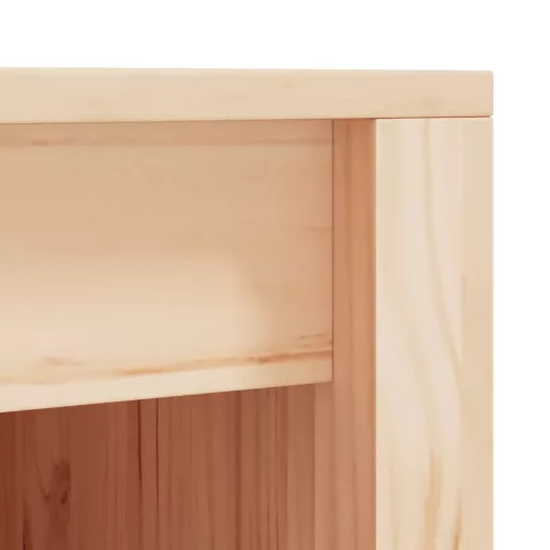 Tömör fenyőfa kültéri konyhaszekrény 106 x 55 x 92 cm