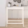 Fehér tömör fenyőfa bárasztal 100 x 50 x 110 cm