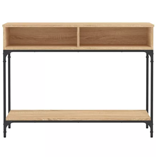 Sonoma tölgy színű szerelt fa dohányzóasztal 100 x 30,5 x 75 cm
