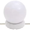 Fekete tükrös szekrény LED-ekkel 90x31,5x62 cm