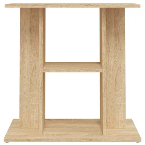 Sonoma tölgy színű szerelt fa akváriumi állvány 60x30x60 cm