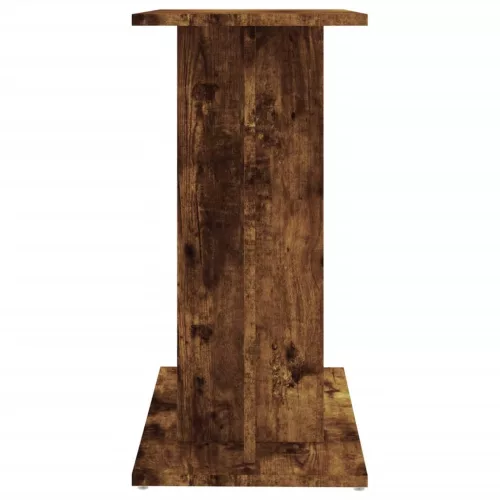 Füstölt tölgyfa akváriumállvány 60 x 30 x 60 cm rétegelt fából
