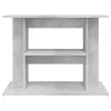 Betonszürke akváriumállvány 80 x 35 x 60 cm rétegelt fából
