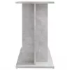 Betonszürke akváriumállvány 80 x 35 x 60 cm rétegelt fából
