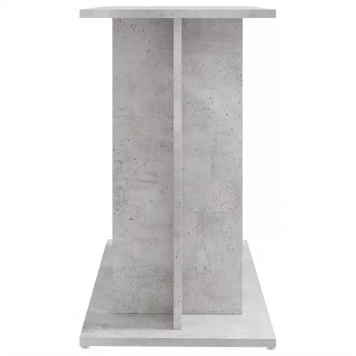Betonszürke akváriumállvány 80 x 35 x 60 cm rétegelt fából