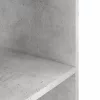 Betonszürke akváriumállvány 80 x 35 x 60 cm rétegelt fából
