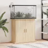 Sonoma tölgyfa akváriumállvány 81 x 36 x 73 cm rétegelt fából