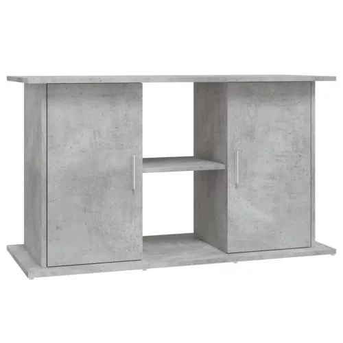 Betonszürke akváriumállvány 101 x 41 x 58 cm rétegelt fából