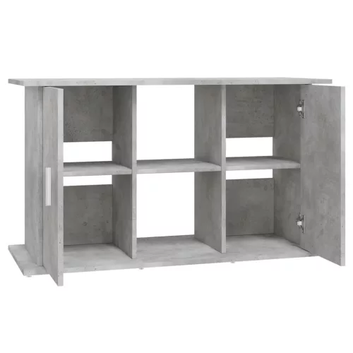 Betonszürke akváriumállvány 101 x 41 x 58 cm rétegelt fából