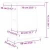 Sonoma tölgyfa akváriumállvány 75 x 36 x 72,5 cm rétegelt fából